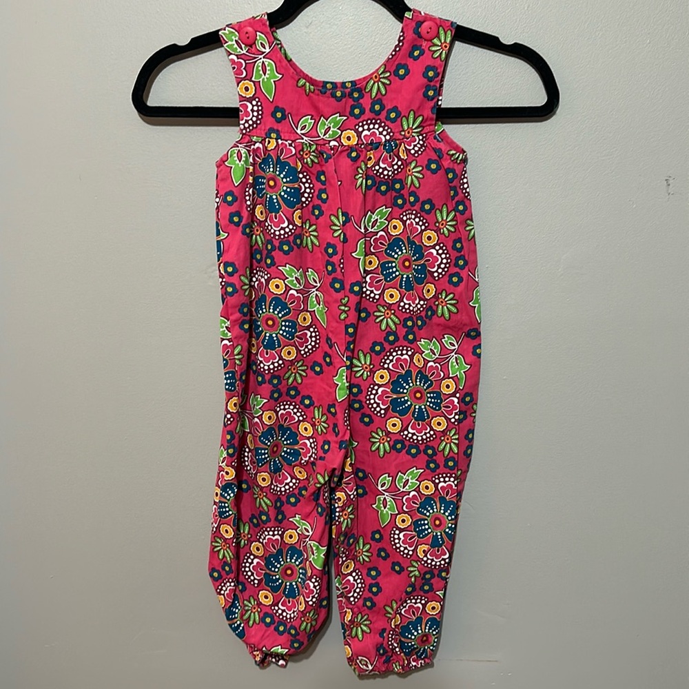 Chez Ami Patsy Aiken Girl’s Romper Size 2, Pink Floral, Super Cute!